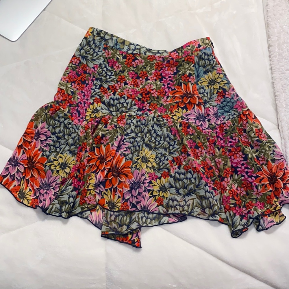 Urban Outfitters floral mini skirt